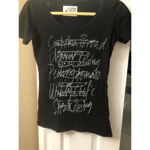 Women's Flavour Gallery T-Shirt Size M Chef Knife